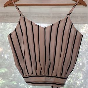 Cute Striped Crop Top